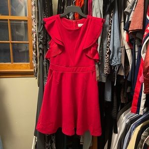 RED GIRLS NEW SIZE 10 HOLIDAY DRESS